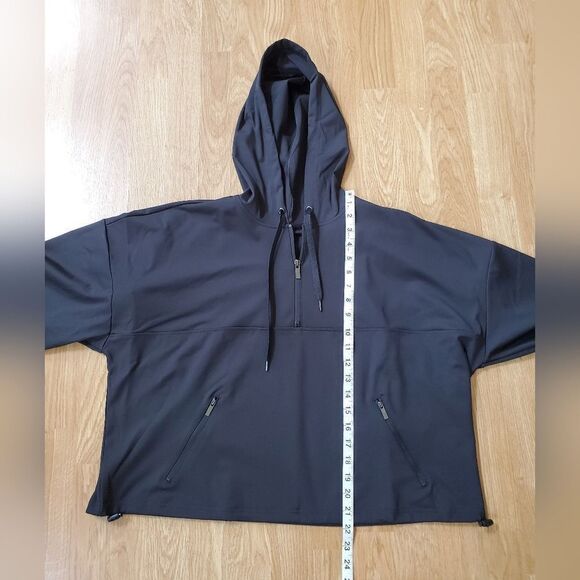 Ideology  Cropped Quarter-Zip Hoodie sz Lg - Picture 8 of 12